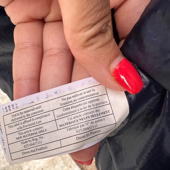 J.Crew Midnight Blue Vintage puffer Jacket - Picture 6 of 7